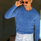 WHITE VISCOSE TROUSERS WITH REGULAR BOTTOM
