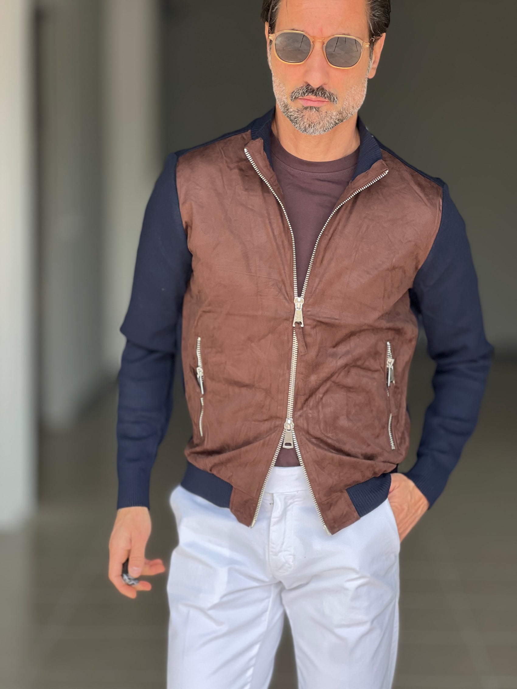 ECORENNA ECRU' BOMBER JACKET