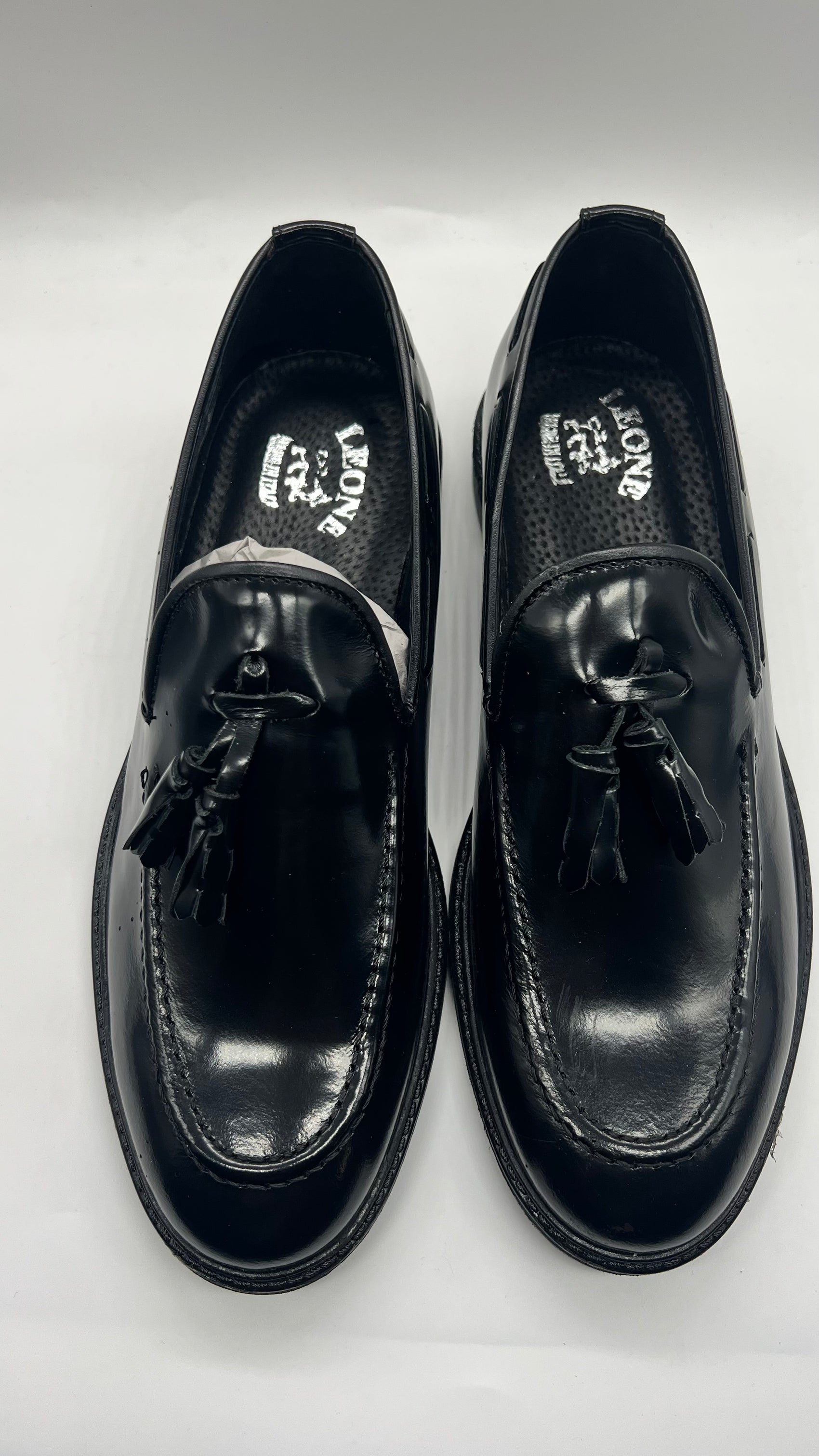 DOUBLE BUCKLE BLACK SUEDE LOAFERS