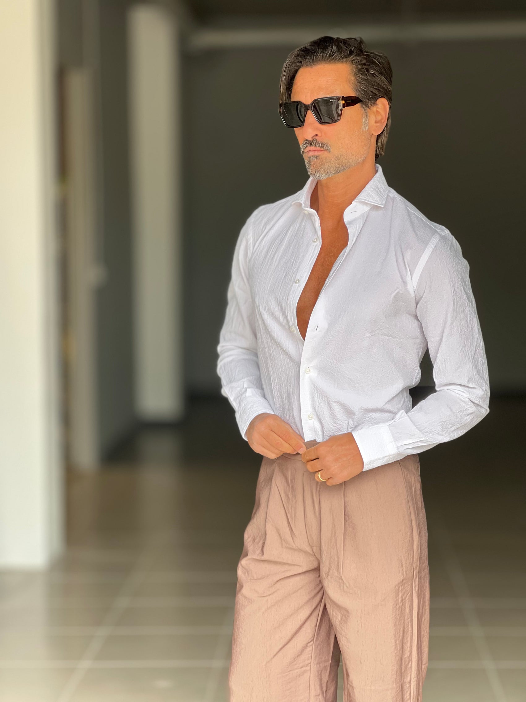 CAMICIA DEPOT BIANCA CLO CLO COTONE DOPPIO RITORTO