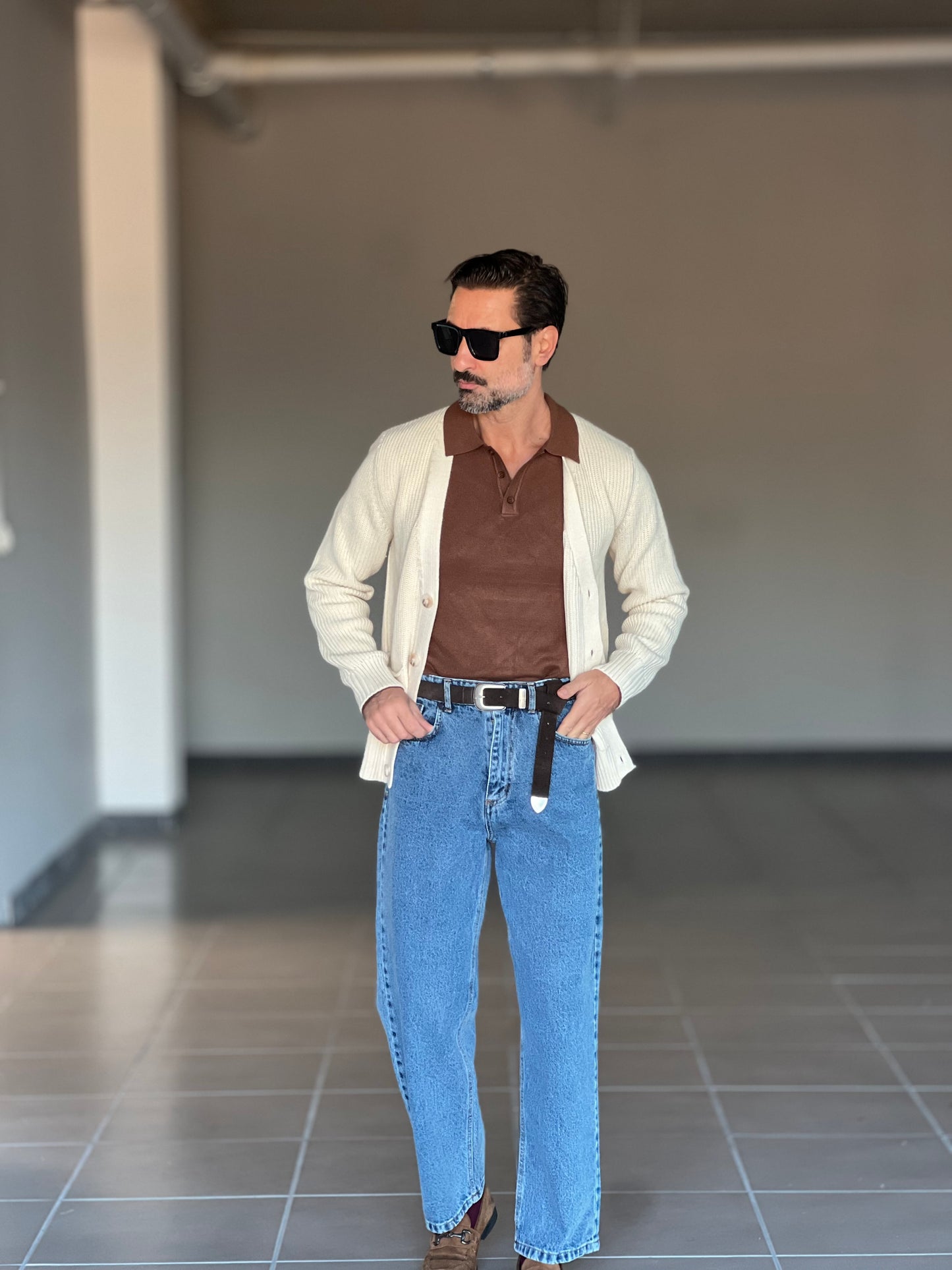 POLO CIOCCOLATO  RASATA VISCOSA E MISTI