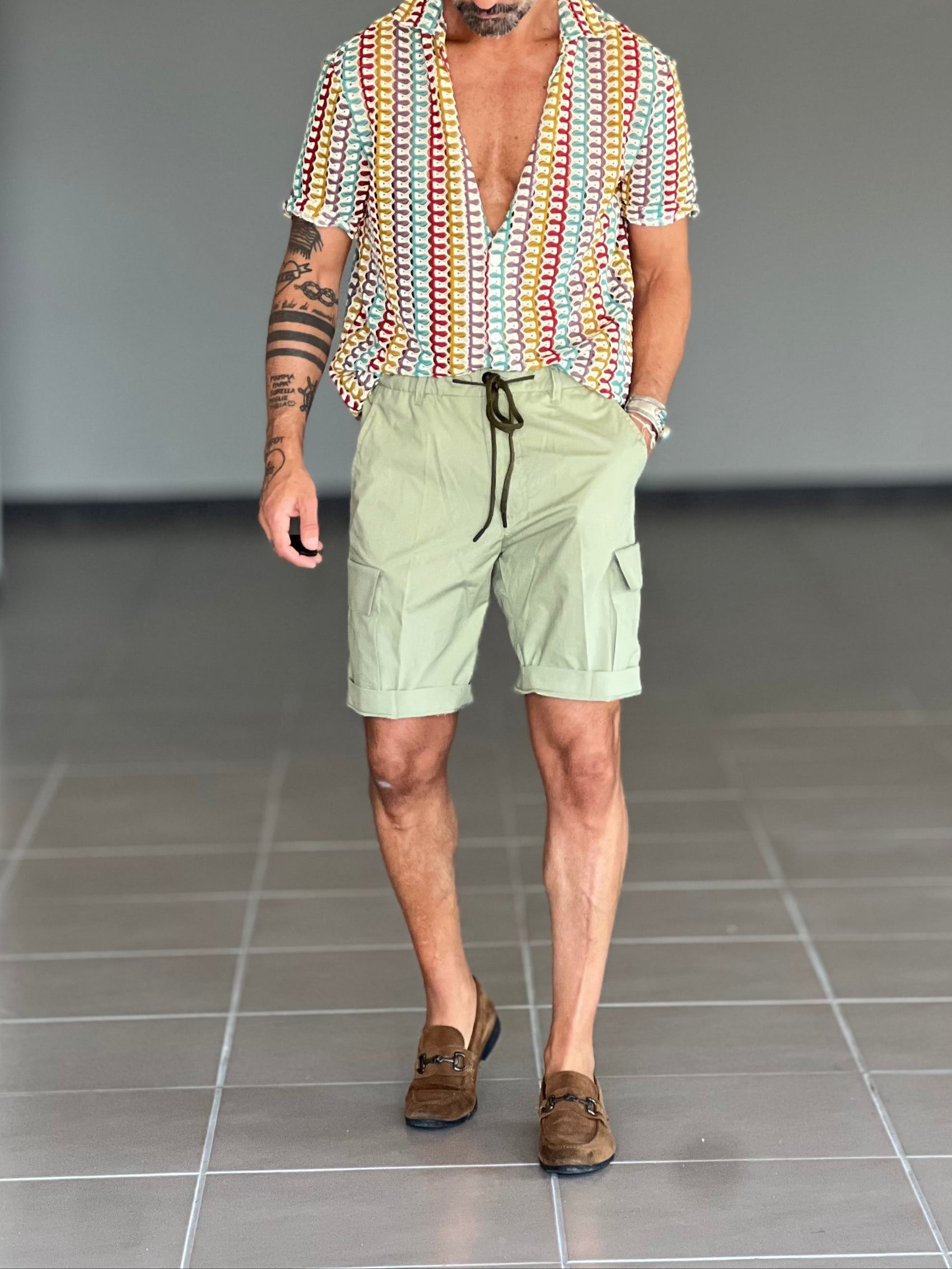 BERMUDA CARGO VERDE G PLAY