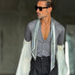 CAMICIA PIOMBO MAGLINA IN JERSEY