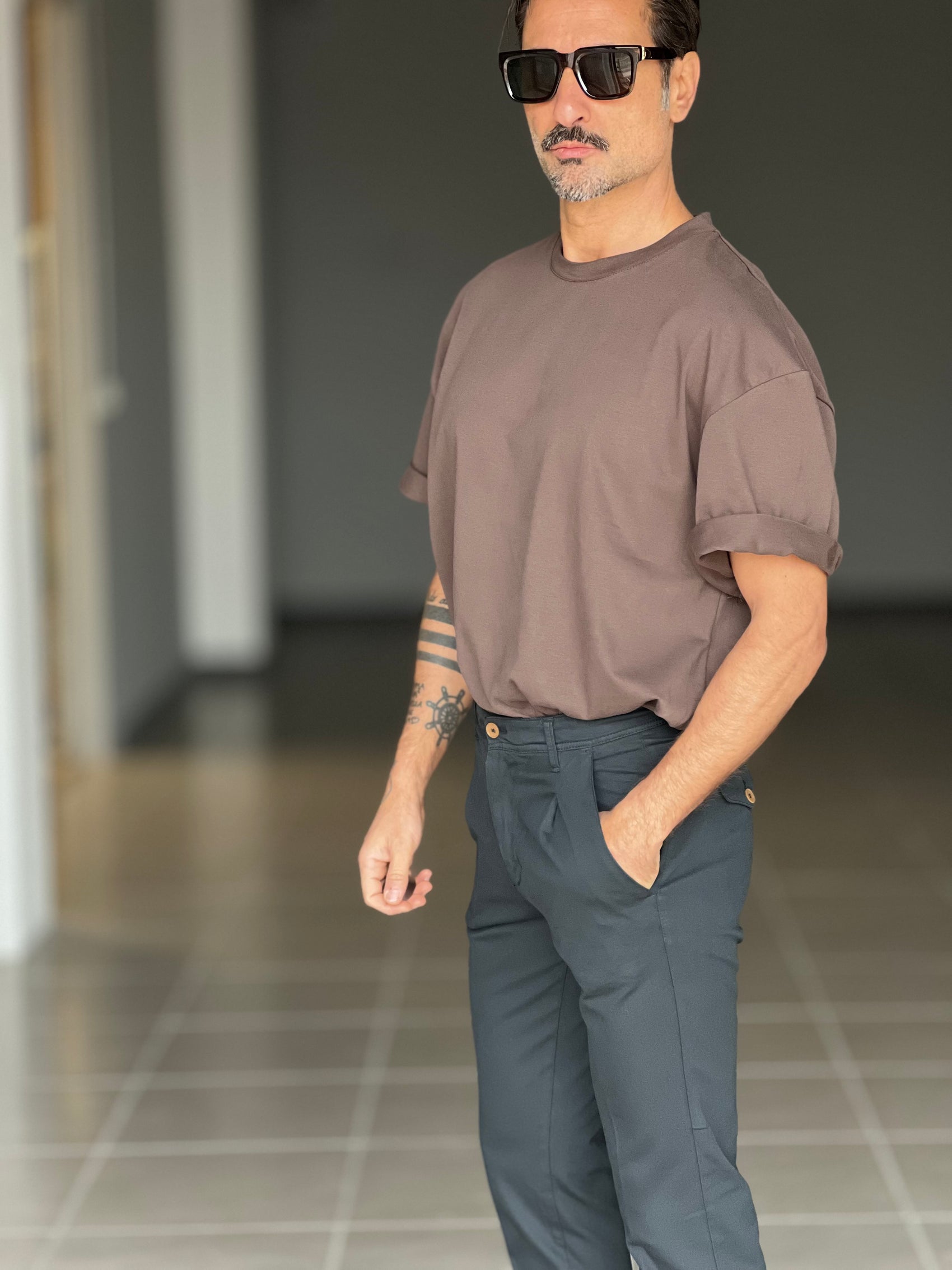 T SHIRT MORO GARZATA OVER FIT