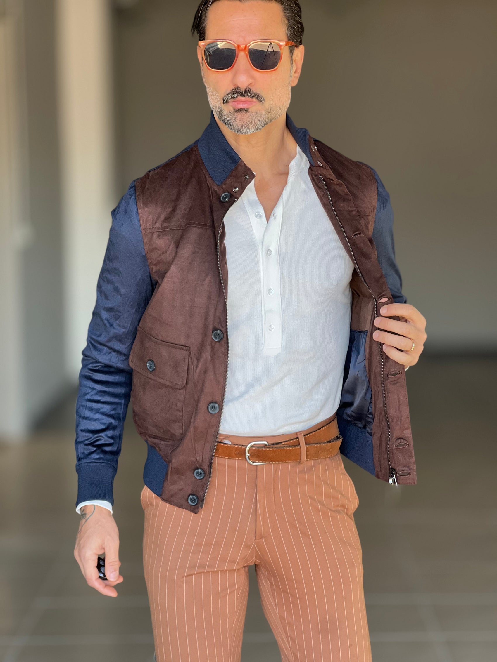 ECORENNA ECRU' BOMBER JACKET