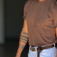 **T SHIRT MORO  COTONE FILO DI SCOZIA