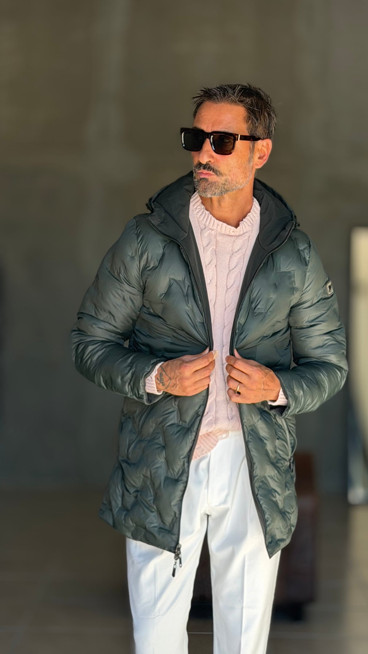 ECORENNA ECRU' BOMBER JACKET