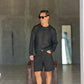 BERMUDA DENIM  NERO 316