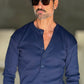 MAGLIA SERAFINO  BLU  DERBY COSTINA