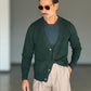 CARDIGAN VERDE MAGLIA INGLESE