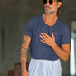 BOAT NECK T SHIRT
