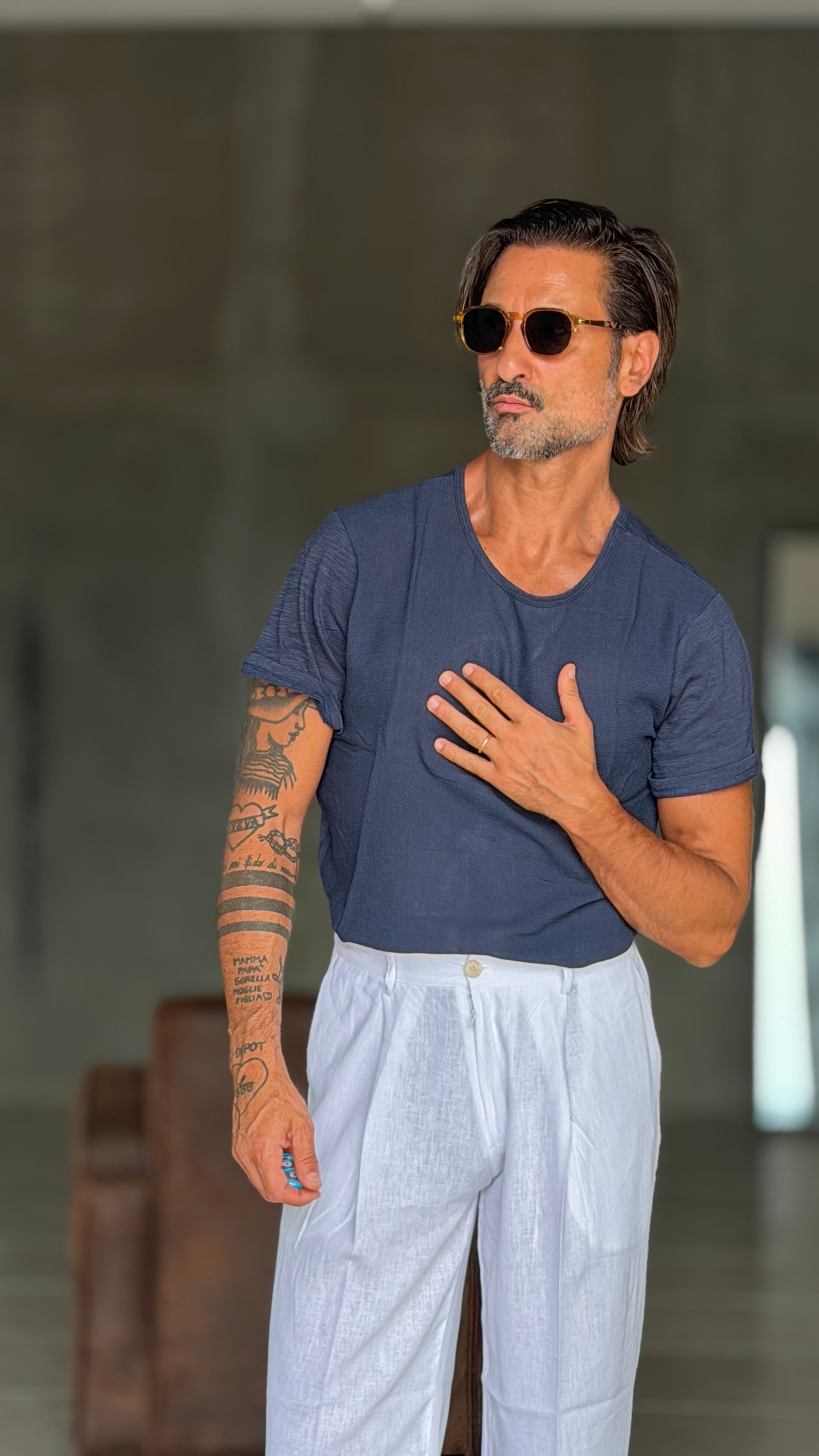 BOAT NECK T SHIRT