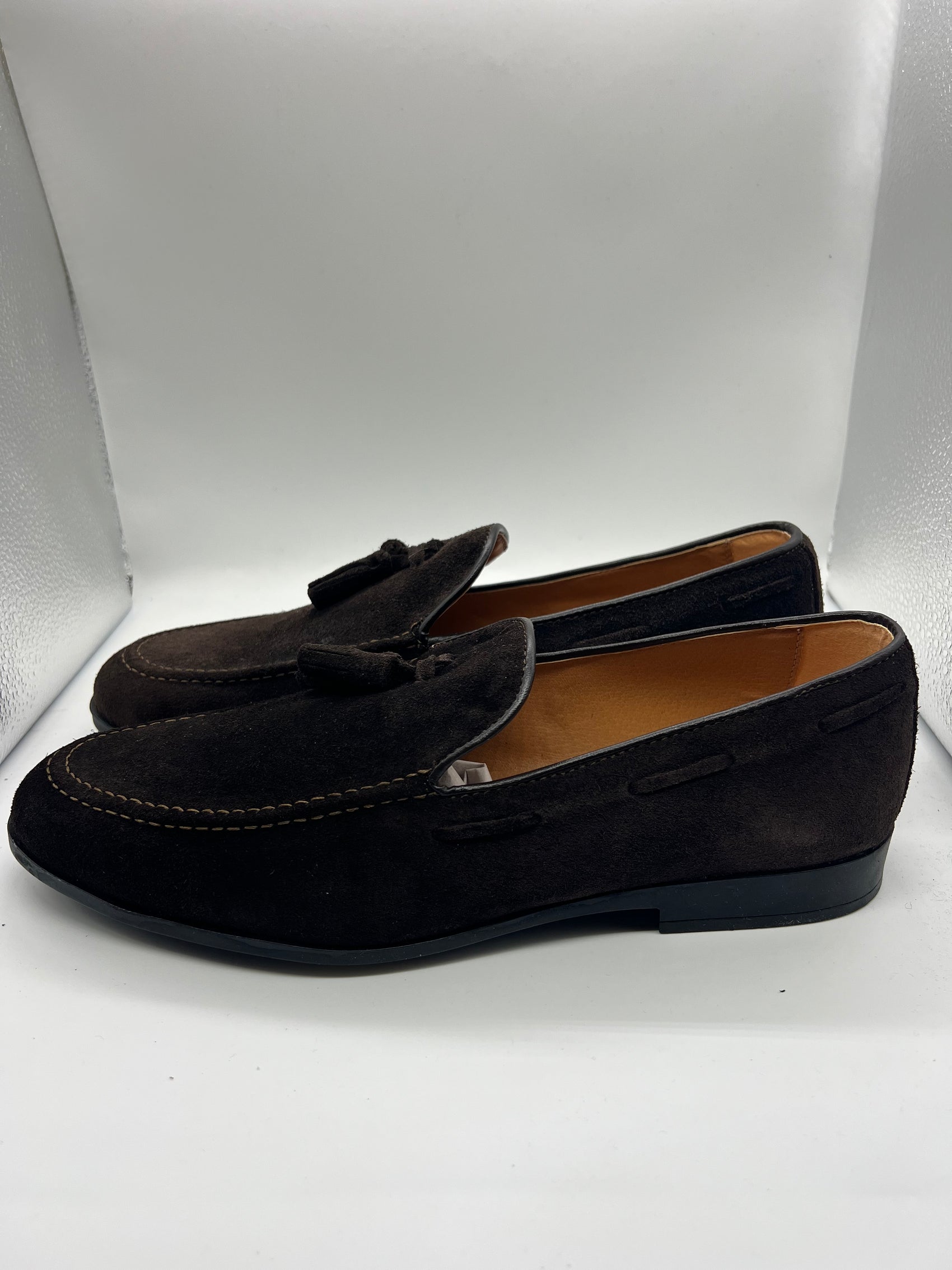 *MOCASSINO COLOR MORO CAMOSCIO CAMPANELLA