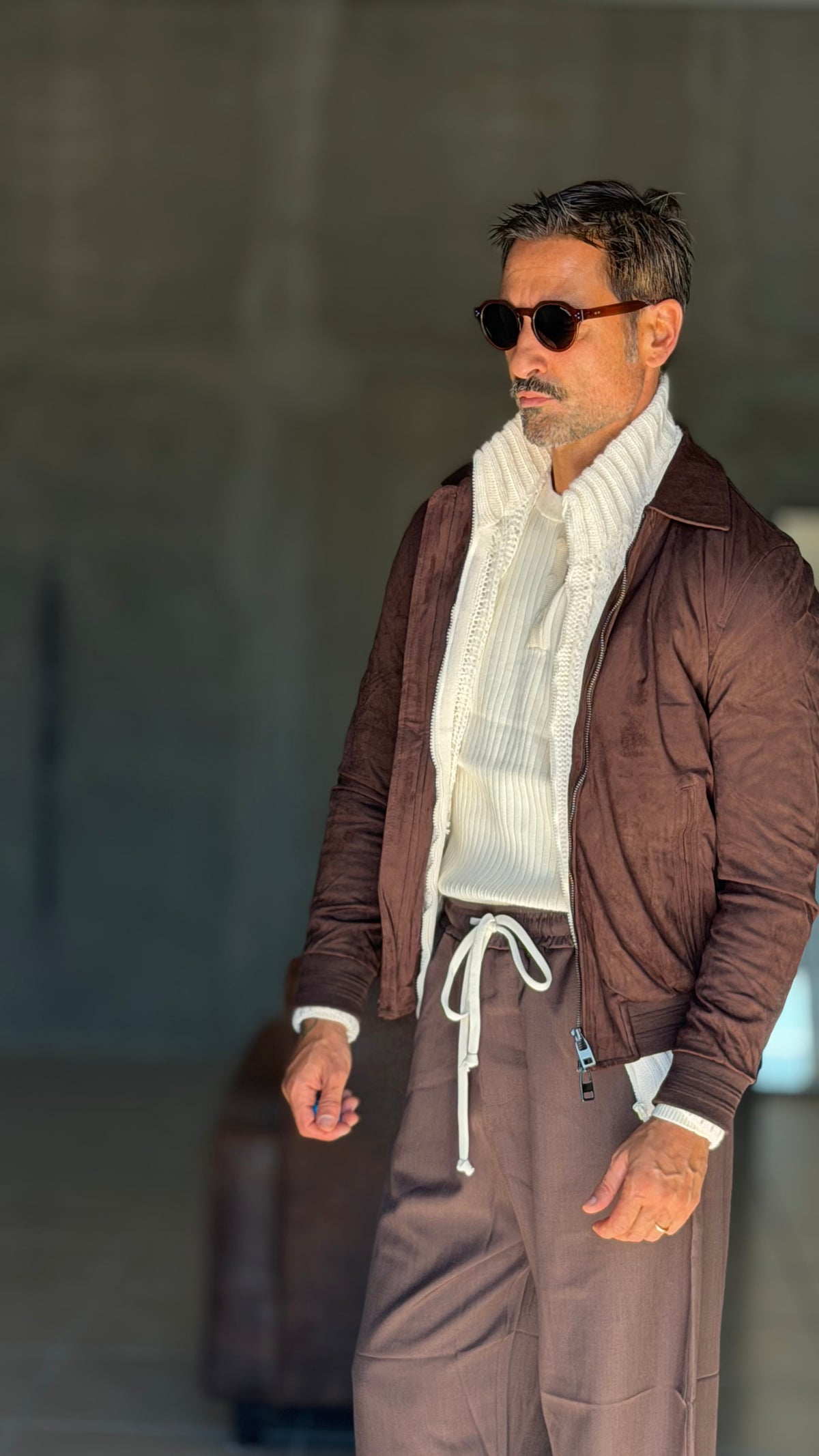 ECORENNA ECRU' BOMBER JACKET