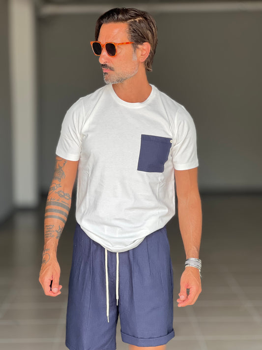 BOAT NECK T SHIRT