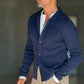 CARDIGAN  POLO BLU   BOTTONE COPERTO