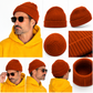CAPPELLO  ARANCIO LANA E CASCHEMERE E MISTI
