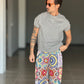 BLACK CHAIN ​​VISCOSE TROUSERS
