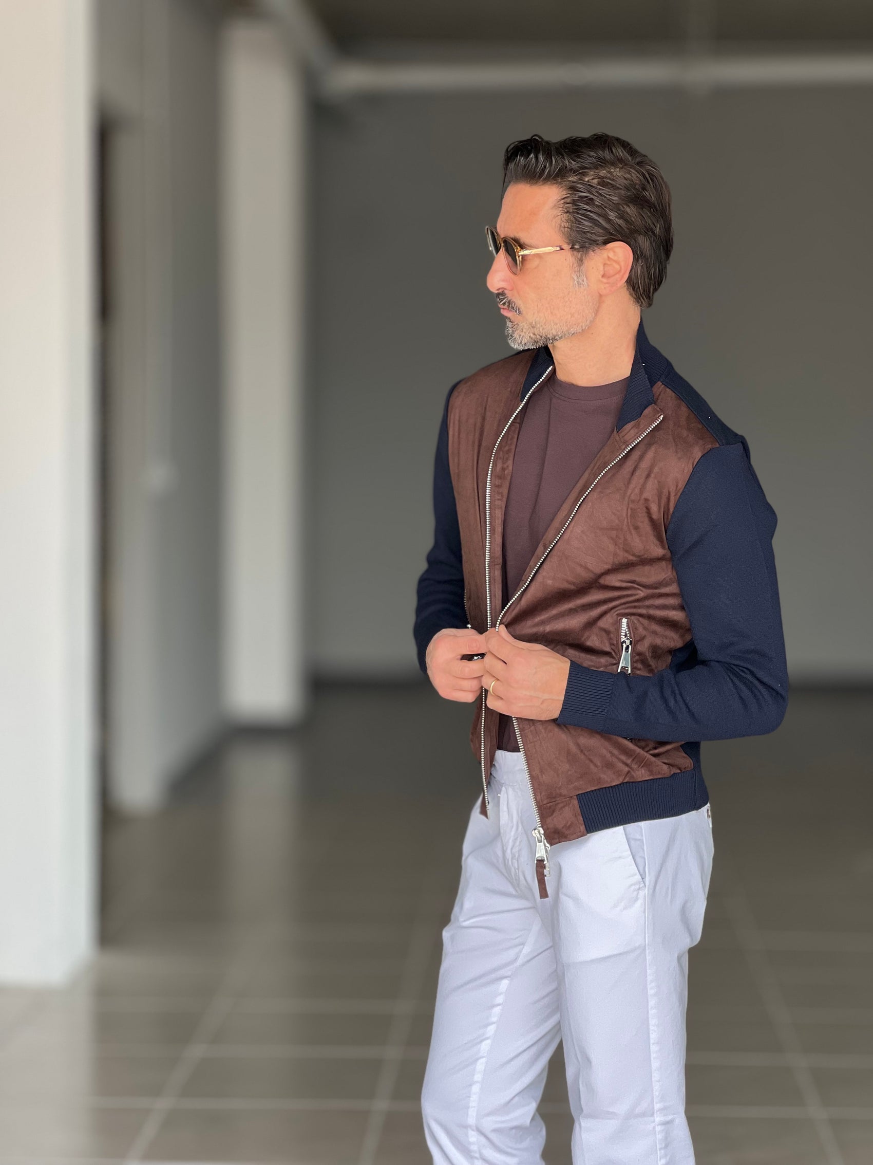 ECORENNA ECRU' BOMBER JACKET