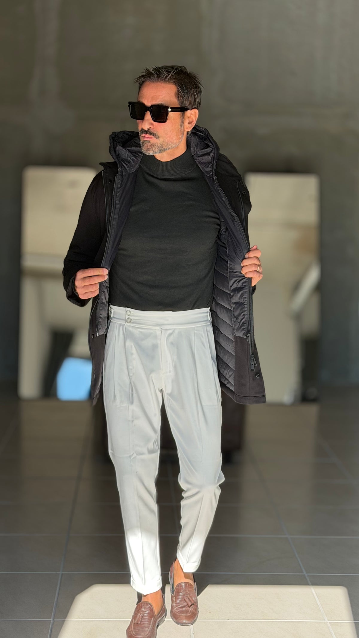 ECORENNA ECRU' BOMBER JACKET