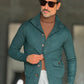 WHITE VISCOSE TROUSERS WITH REGULAR BOTTOM