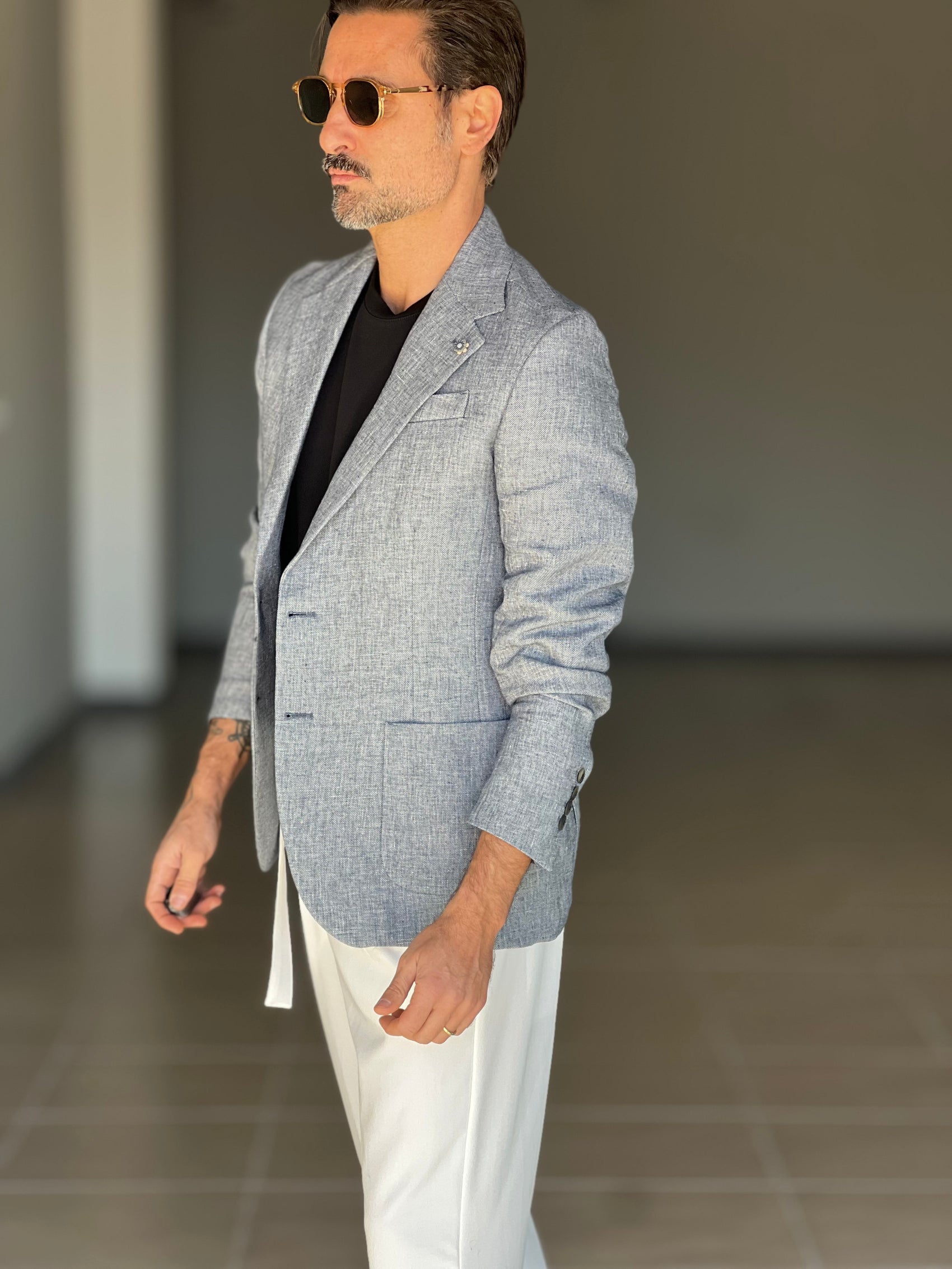 GIACCA XAGON GRIGIA FIAMMATA