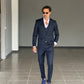 ABITO BLU  MONOPETTO  3 PEZZI GILET