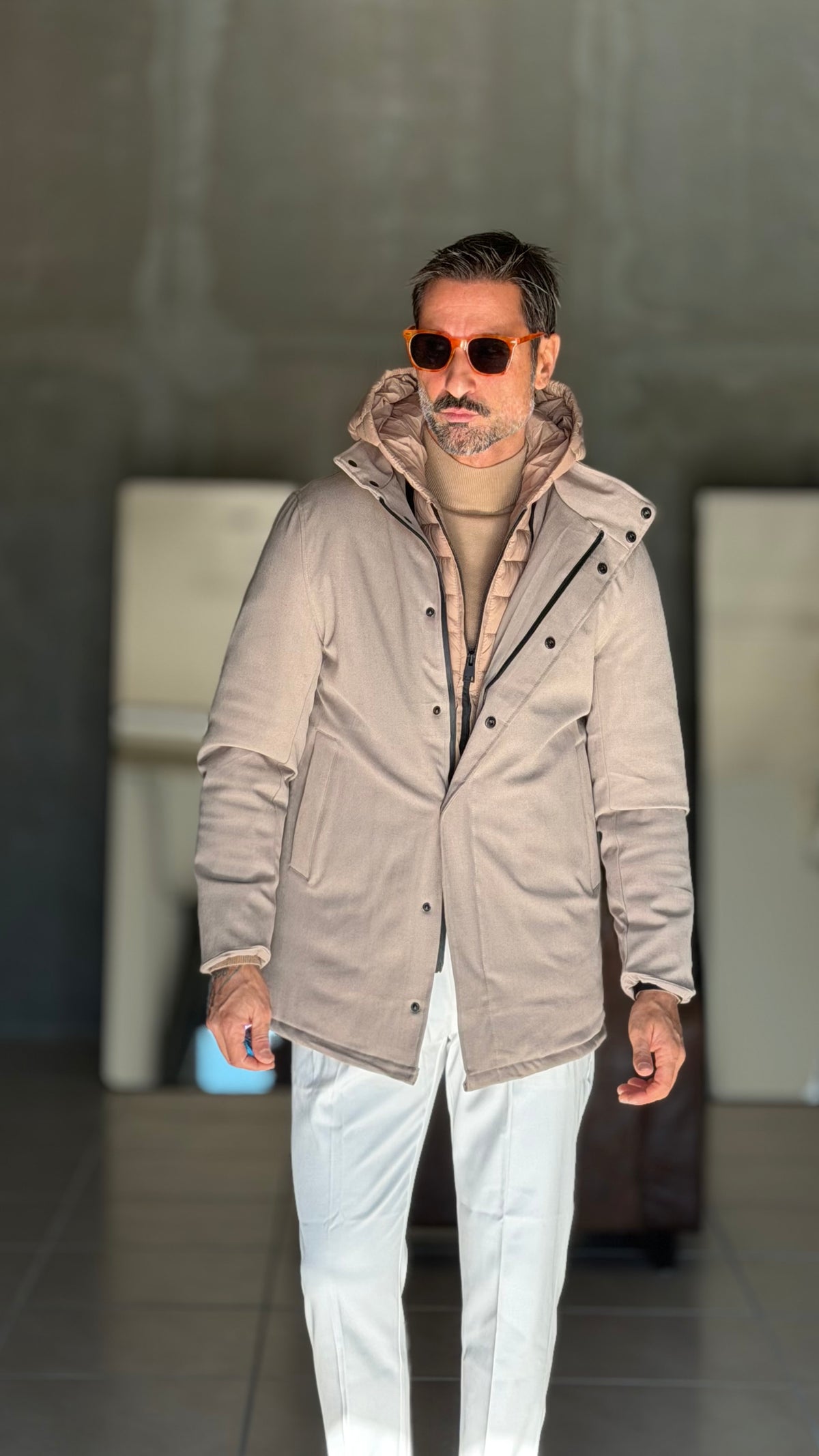 ECORENNA ECRU' BOMBER JACKET