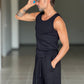 WHITE VISCOSE TROUSERS WITH REGULAR BOTTOM