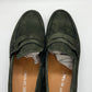 DOUBLE BUCKLE BLACK SUEDE LOAFERS