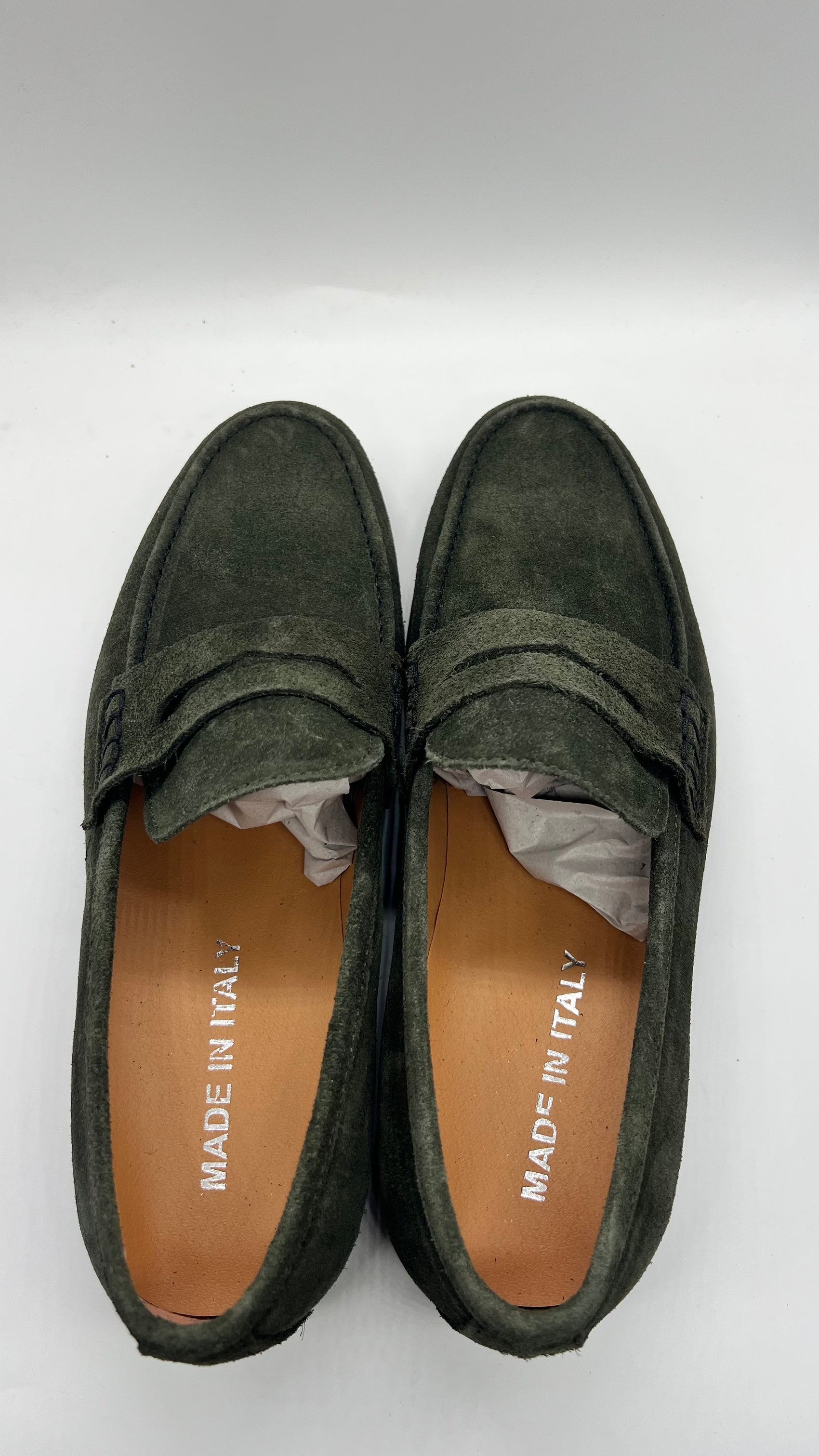 DOUBLE BUCKLE BLACK SUEDE LOAFERS