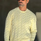 PULLOVER GIALLO  TRECCIA ROTTURE RUGULAR