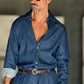 CAMICIONE  DENIM LAVAGGIO MEDIO PESANTE