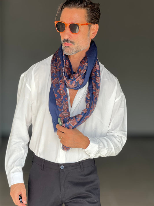 WHITE VISCOSE TROUSERS WITH REGULAR BOTTOM