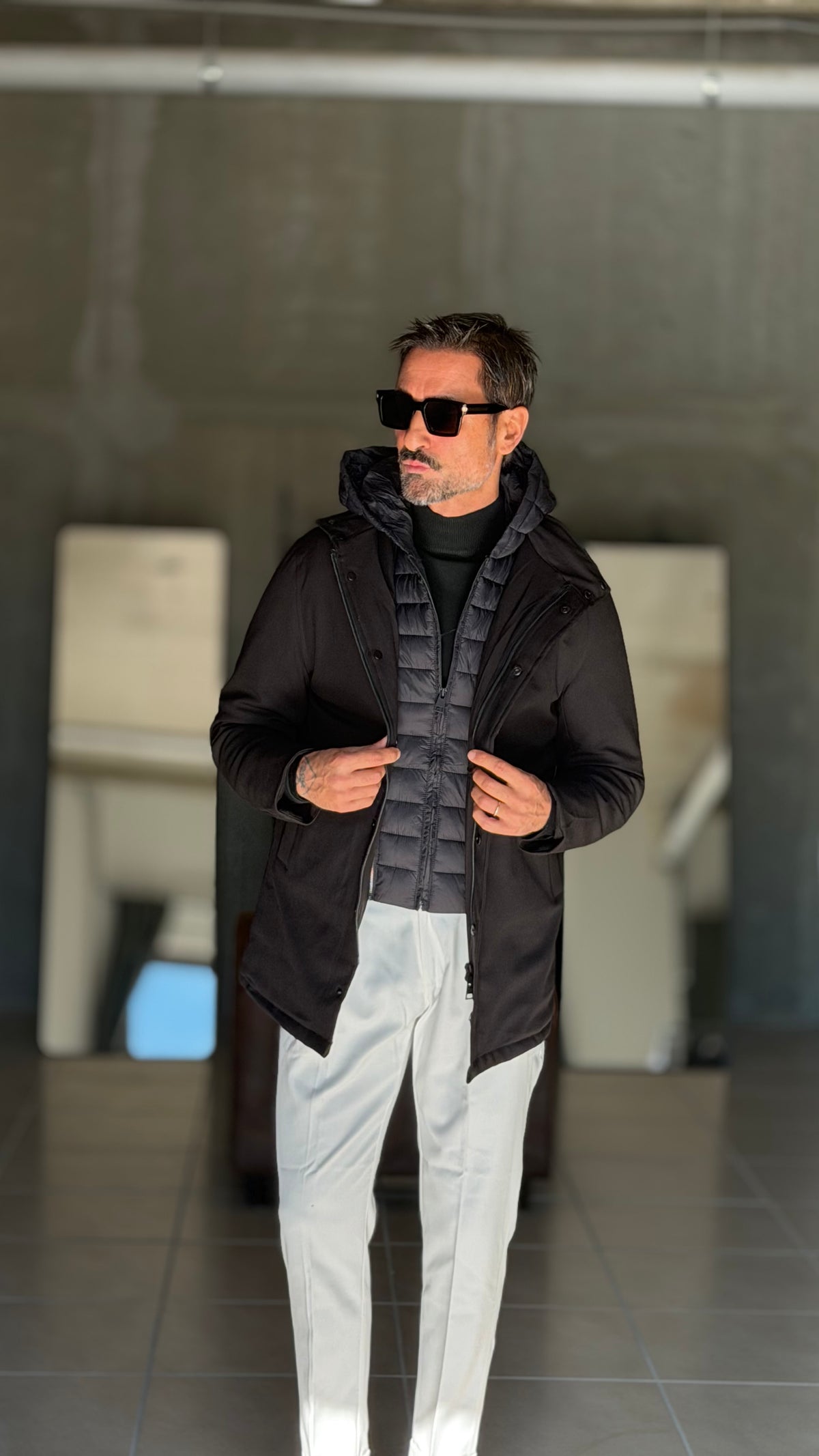 ECORENNA ECRU' BOMBER JACKET