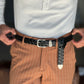 WHITE VISCOSE TROUSERS WITH REGULAR BOTTOM