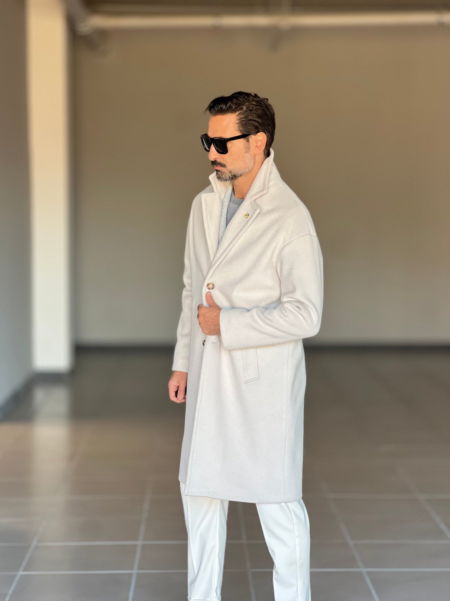 CAPPOTTO  PANNA OVER FIT