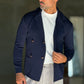 CARDIGAN BLU  DOPPIOPETTO