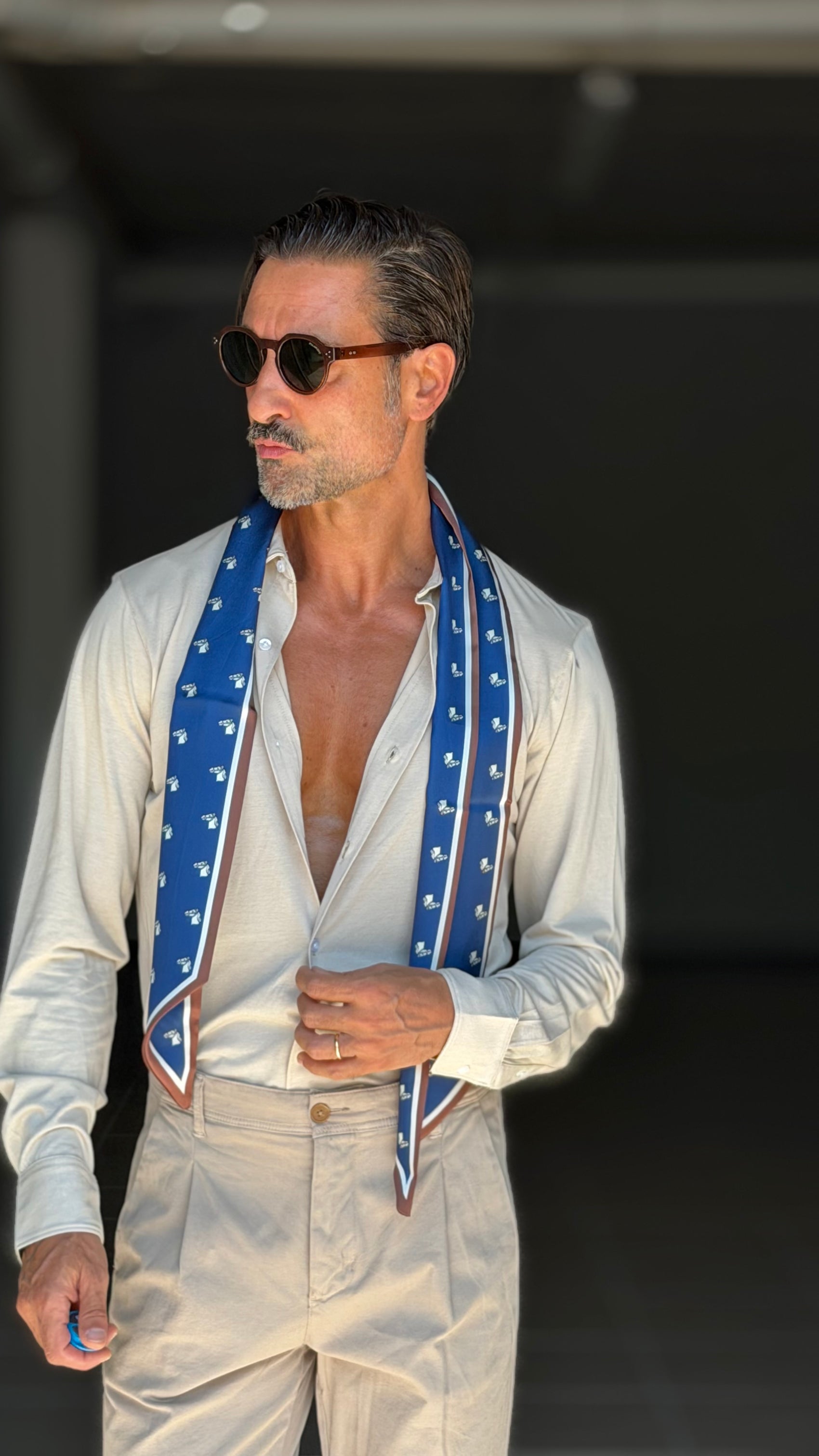 CAMICIA SABBIA MAGLINA IN JERSEY