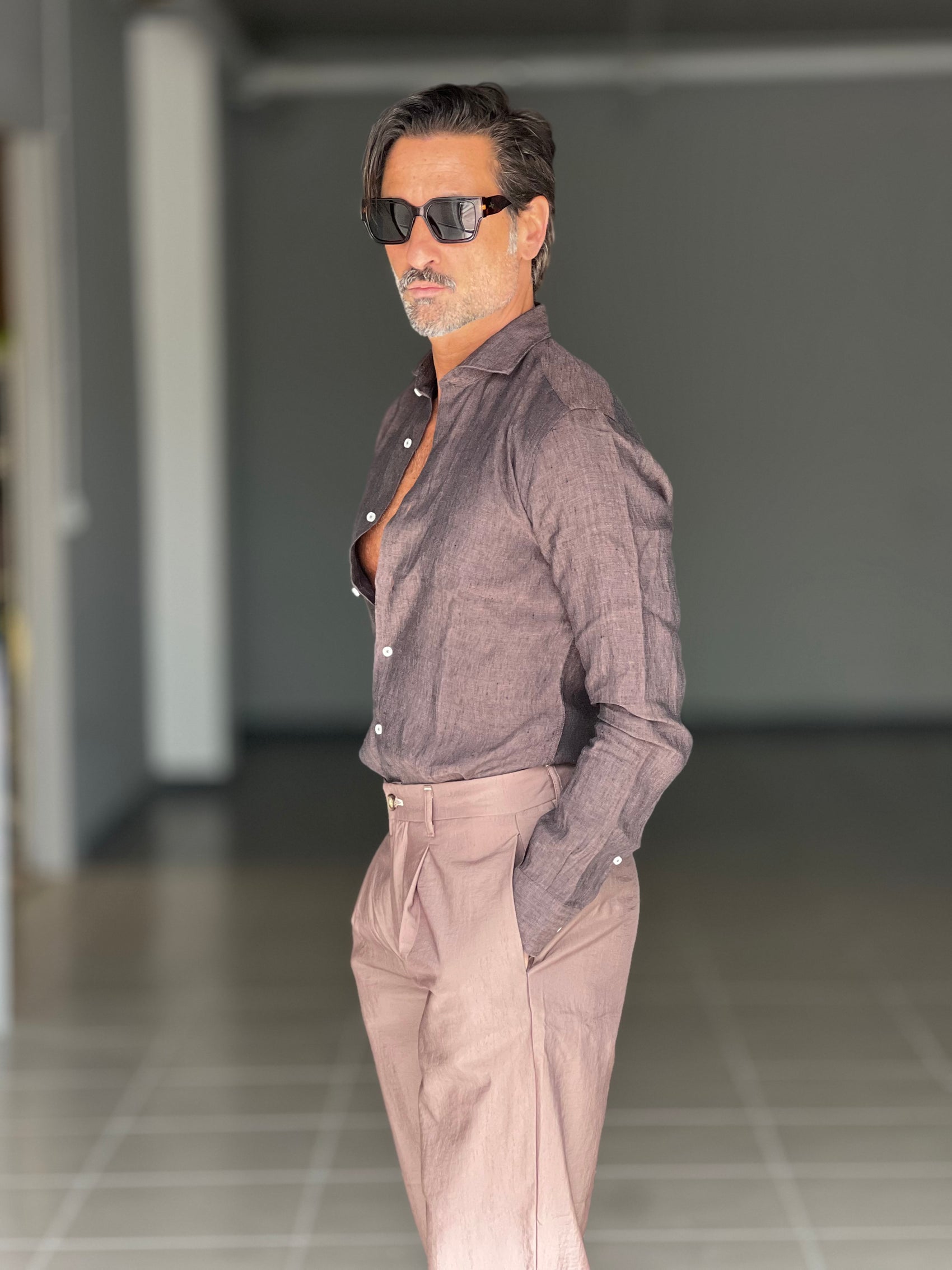 CAMICIA DEPOT MORO LINO FIAMMATO