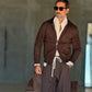 WHITE VISCOSE TROUSERS WITH REGULAR BOTTOM