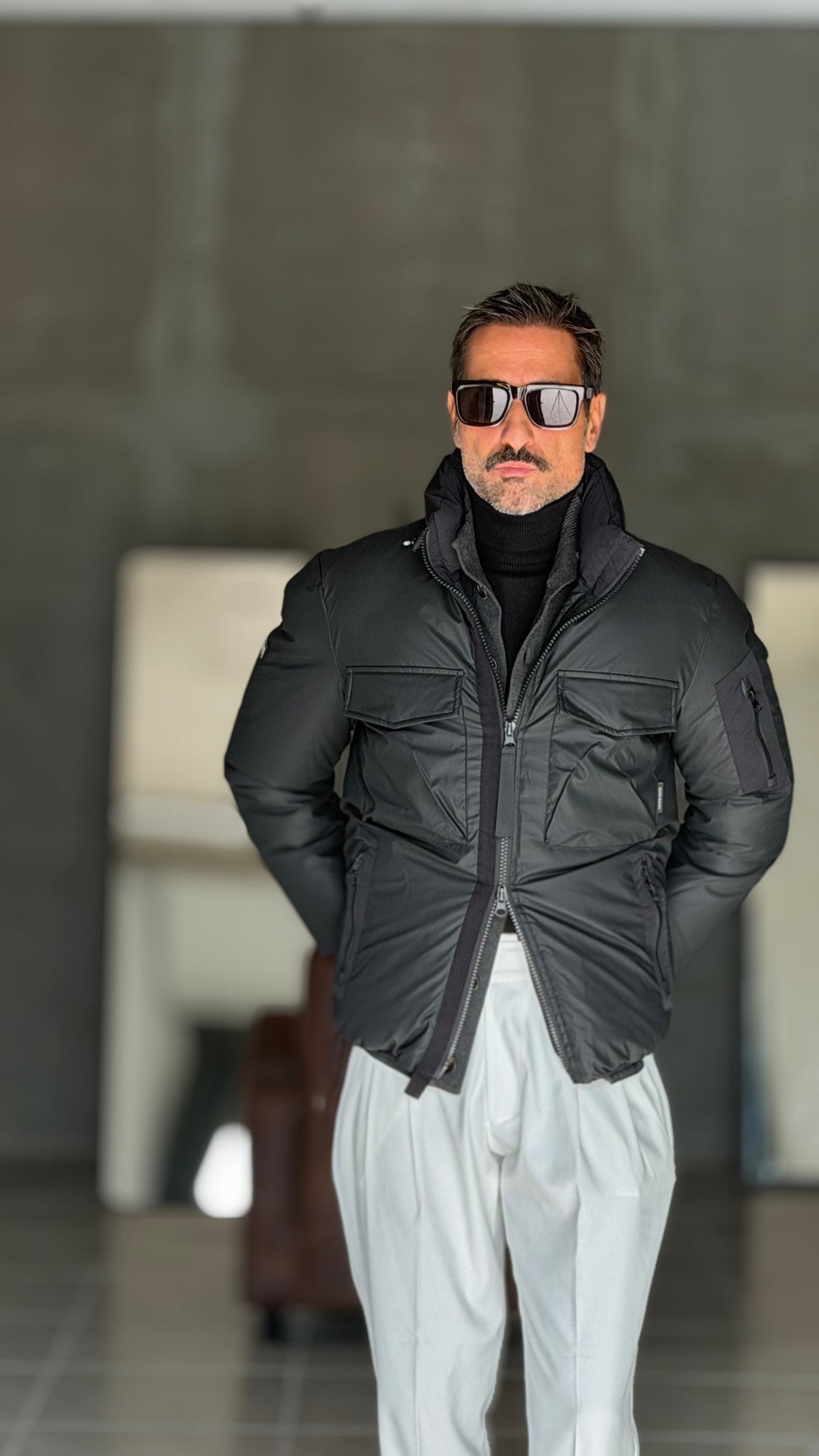 ECORENNA ECRU' BOMBER JACKET