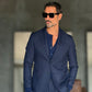 GIACCA MONOPETTO BLU BL11 FETTO FLANELLA 167 (ABBINABILE AL PANTALONE BLU 167)