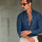 CAMICIA DEPOT  DENIM LAVAGGIO MEDIO  TEXANA