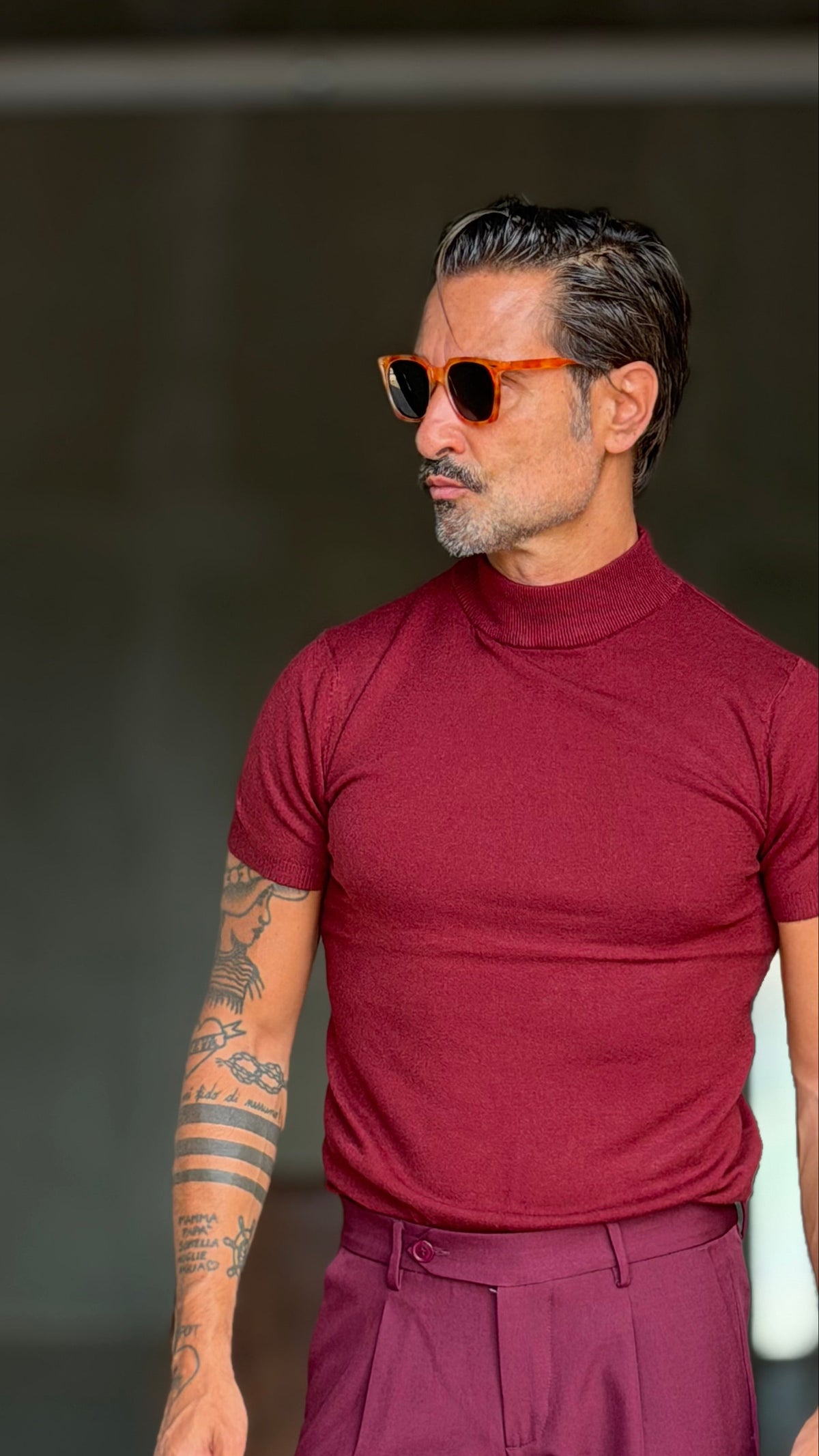 MEZZOCOLLO  COLOR VINO VISCOSA