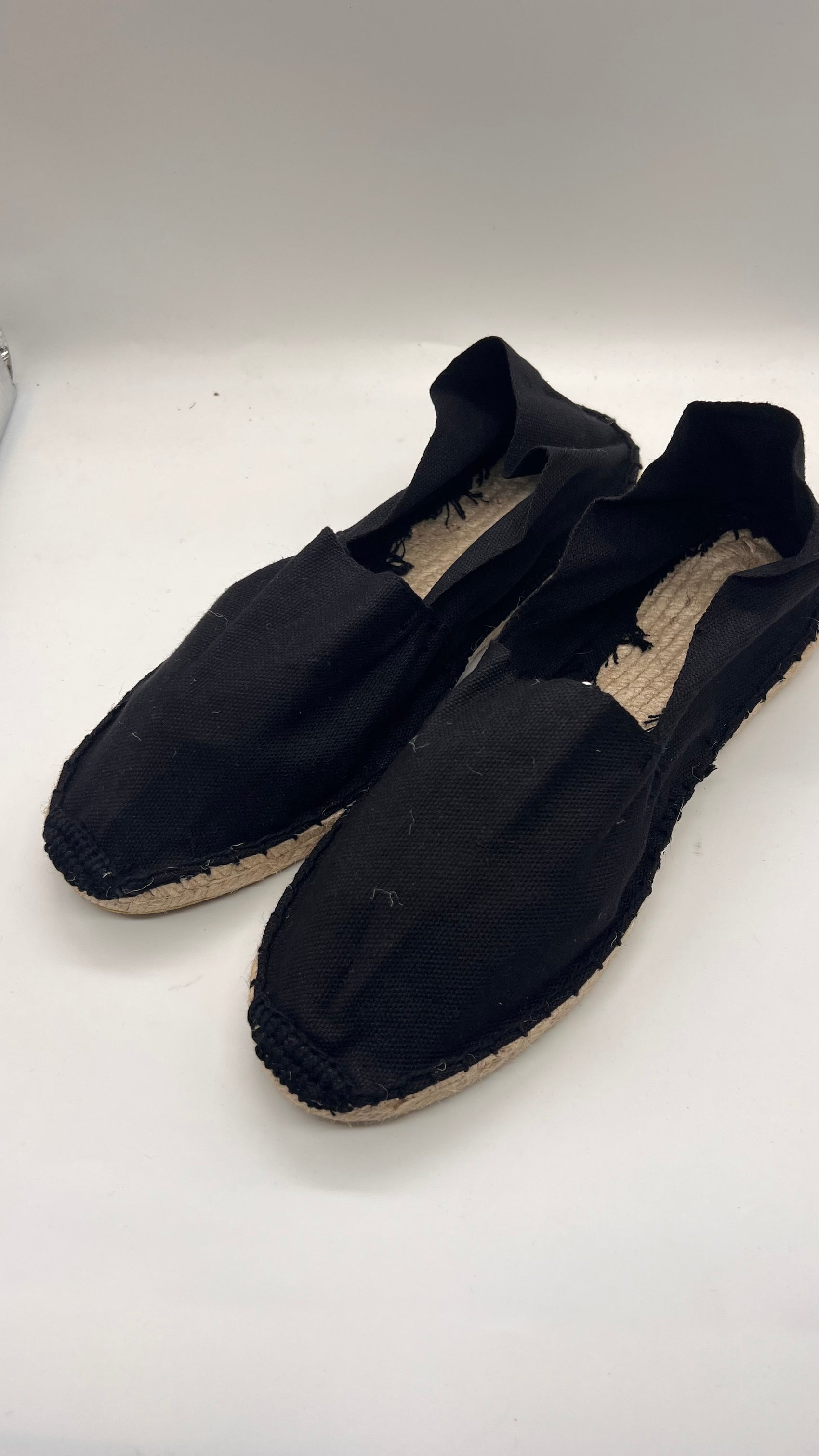 DOUBLE BUCKLE BLACK SUEDE LOAFERS