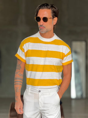 WHITE VISCOSE TROUSERS WITH REGULAR BOTTOM