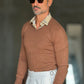 WHITE VISCOSE TROUSERS WITH REGULAR BOTTOM