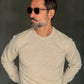 PULLOVER CREMA  LANA CASHMERE 3% E MISTI