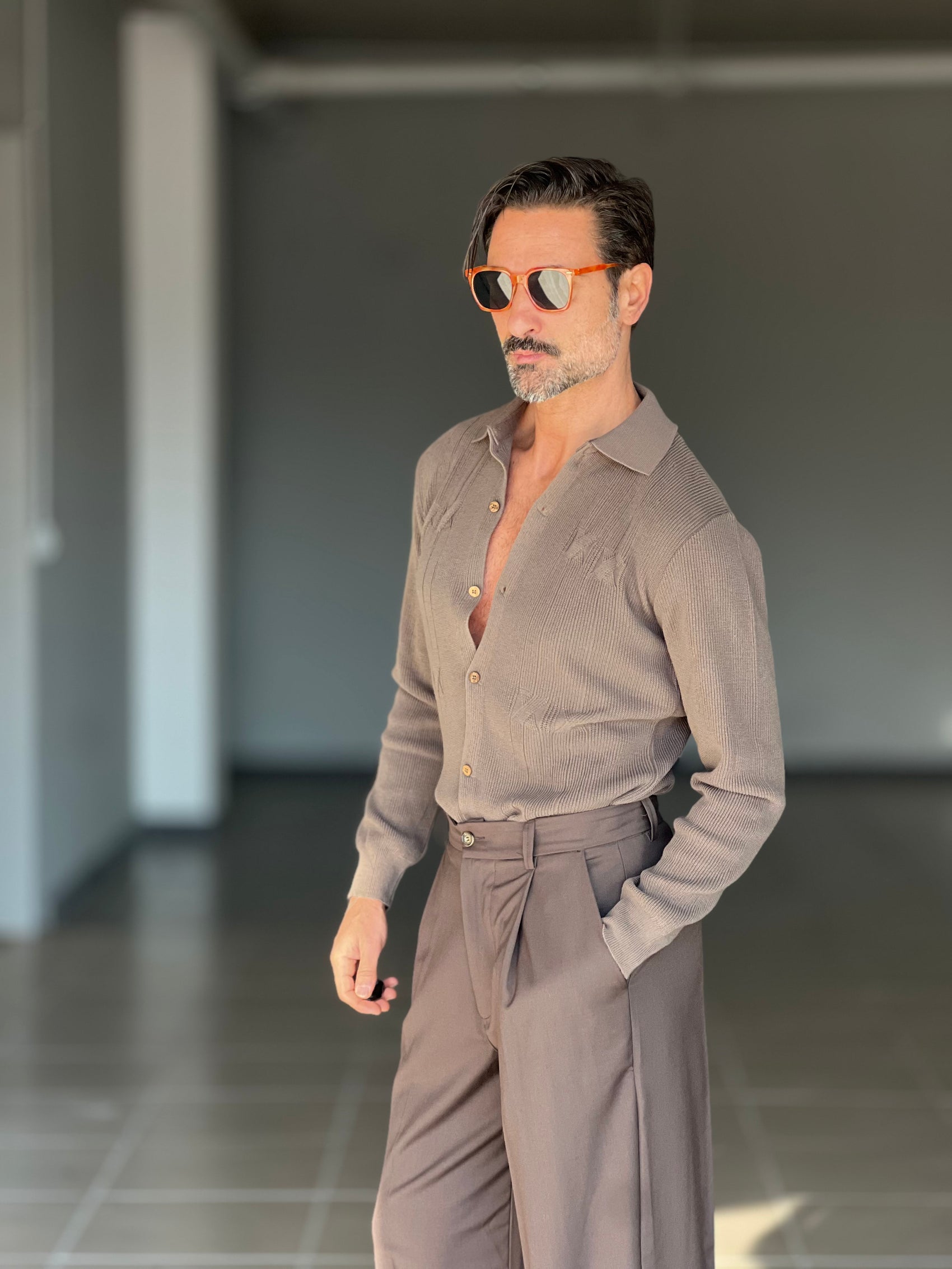 POLO CAMICIA CAMMELLO OPERATA